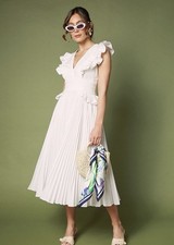 CoastCotton Pleated Skirt