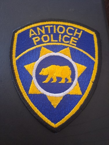 Antioch police shoulder patch - antioch,