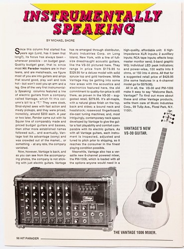 Vantage acoustic - vantage,