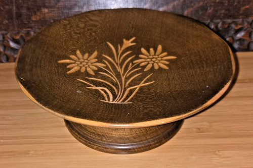 Vintage cuendet wooden bowl - cuendet,