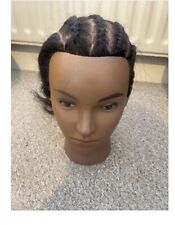 Training Heads Hairdressing 100% Real Hair Styling Mannequin Manikin Doll