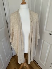 Polo Ralph Lauren Oversized  Open front Cardigan, Cream Beige, size L
