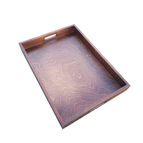 Large wooden serving tray - wooden,