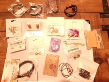 Costume Jewellery Bundle, Earrings, Bracelets, Necklaces Ect. Old Stock