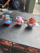 3 Playskool Weebles 