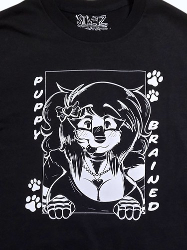 Puppy brained y2k furry - puppy,