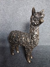 Frith Alpaca Sculpture Veronica Ballan 10in Cold Cast Bronze VB002