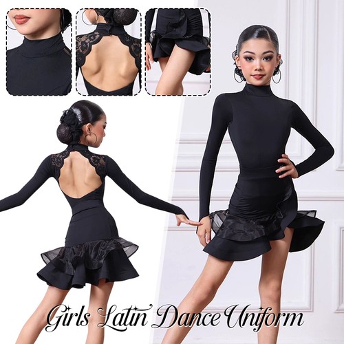 Girls latin dance uniform - girls,
