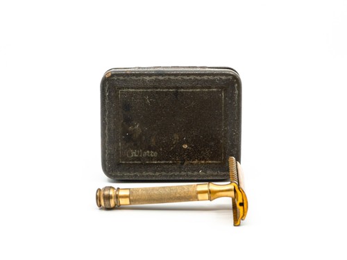 Vintage 1940 gillette gold - 1940's,