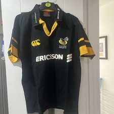 LONDON WASPS 1999 2001 VINTAGE RUGBY JERSEY SHIRT CANTERBURY Size L