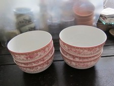 Royal Doulton Studio Provence Rouge Set Of 6 Cereal Bowls 6”