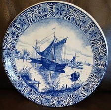Delfts Blauw Wall Plate 13"