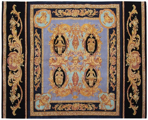 6x8 vintage versace wool silk - 6x8,