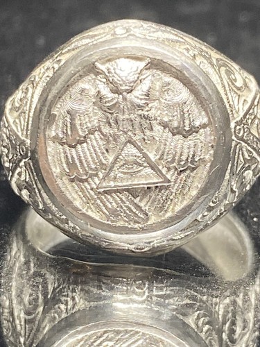 Masonic ring sterling - ring,