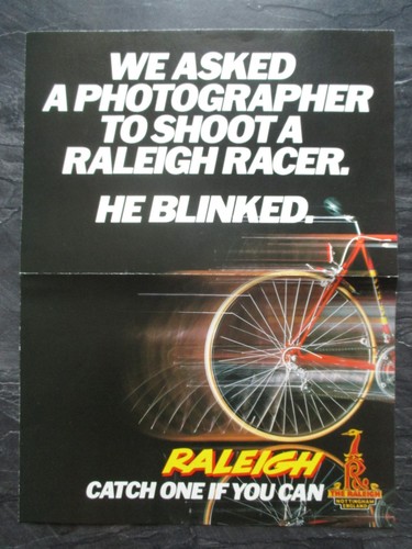 Raleigh racing bike brochure - racing,