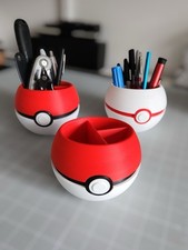 Pokeball desk organiser pen - pokeball,