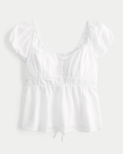 Hollister easy babydoll top - hollister,
