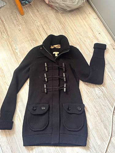 Burberry brit black wool - black,