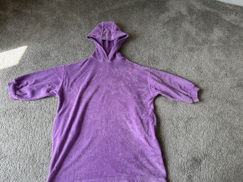 Next kids purple hooded poncho - kids,