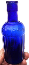 Blue Kilner Patent Poison