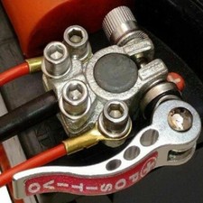 2 X Car Battery Terminals Clamps Quick Release Connectors Caravan Motorhome 12V.