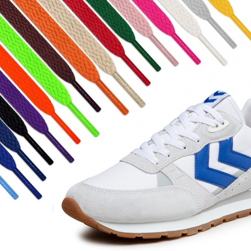 Shoe laces flat - shoe, coloured