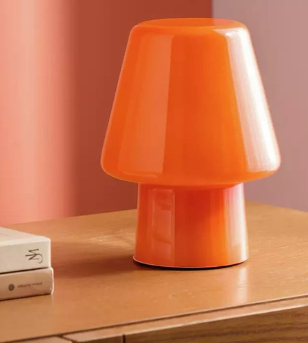 Habitat flore glass table lamp - glass,