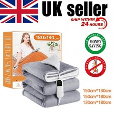 Electric Blanket Heated Under