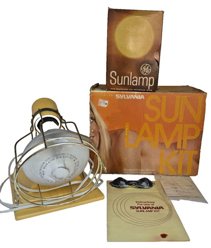 Vintage sylvania sun lamp kit - vintage,