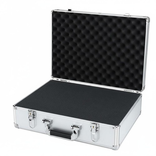 Aluminum hard case with foam - aluminum,