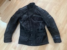 Men’s Textile Motorcycle Jacket L - All-Season Gear w/ Armor Pockets, Reflective