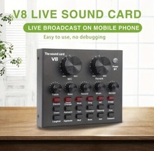 Cross-Border Hot Style V8 Soundcard Broadcast Equipment Suit Computer Phone Tril