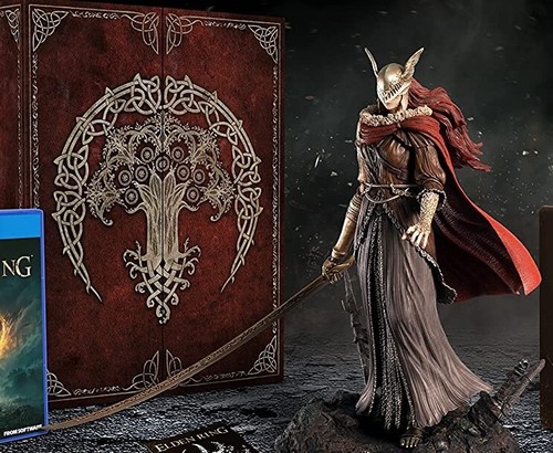 Opened malenia statue figure - malenia,