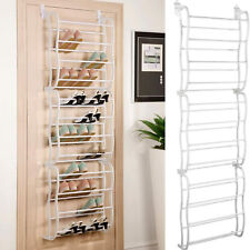 36 Pair Over Door Shoe Rack 12 Tier Space-Saving Shoe Storage Organizer for Home