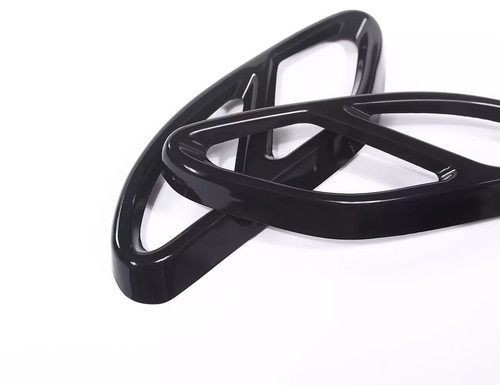 Black exhaust muffler - black, tips