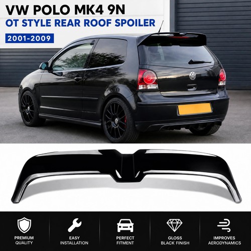 Polo gloss black rear - vw,
