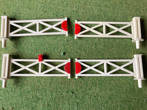 Pair double gates for - a, of