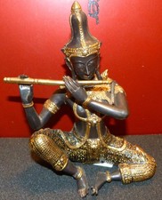 old thai bronze brass buddha