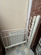 IKEA Girls Metal Bed Frame And Original ikea with Slated Base. No mattress 