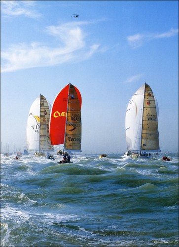 1998 vintage sailing print - 1998,