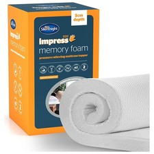 Silentnight Impress 5cm Memory Foam Mattress Topper Double Bed NEW With Tags