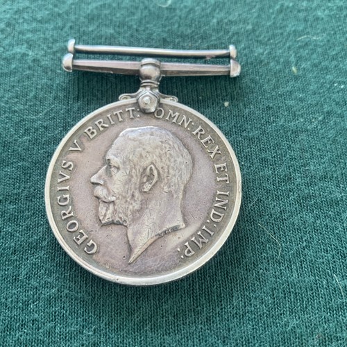 Ww1 silver war medal sheratt - war, medal-