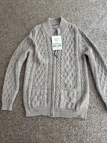 Merino wool full - wool, zip