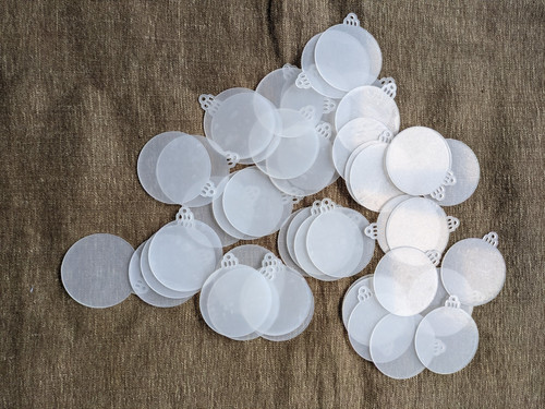 Clear plastic flat - x,