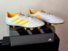 Adidas goletto VIII football boots grey orange size uk 5.5 boxed