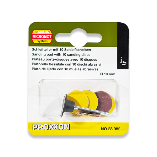 Proxxon sanding discs - sanding, 18mm