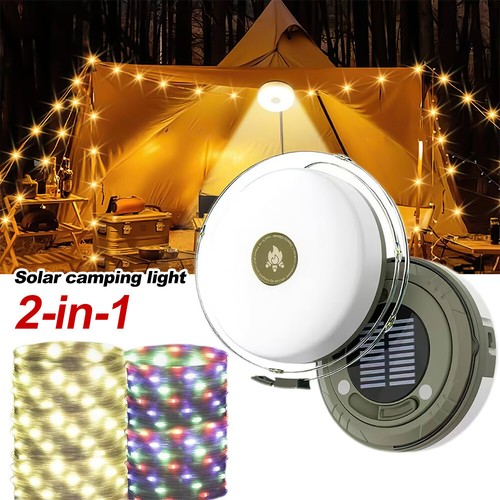 10m solar rgb led camping - solar,