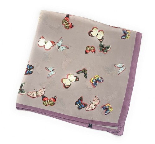 Big square ladies faux - big, silk