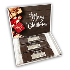 3 x Fudge Bars Christmas Gift box Clotted Cream Salted Caramel Vanilla Chocolate