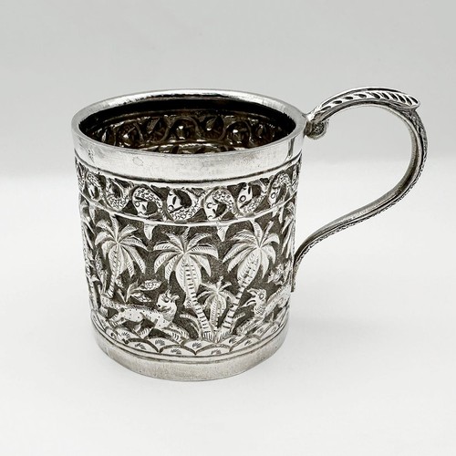 Antique indian repousse - repousse, silver